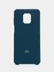 Синий силиконовый чехол Silicone Case для Redmi Note 9S/Note 9 Pro