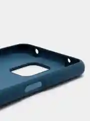 Синий силиконовый чехол Silicone Case для Redmi Note 9S/Note 9 Pro