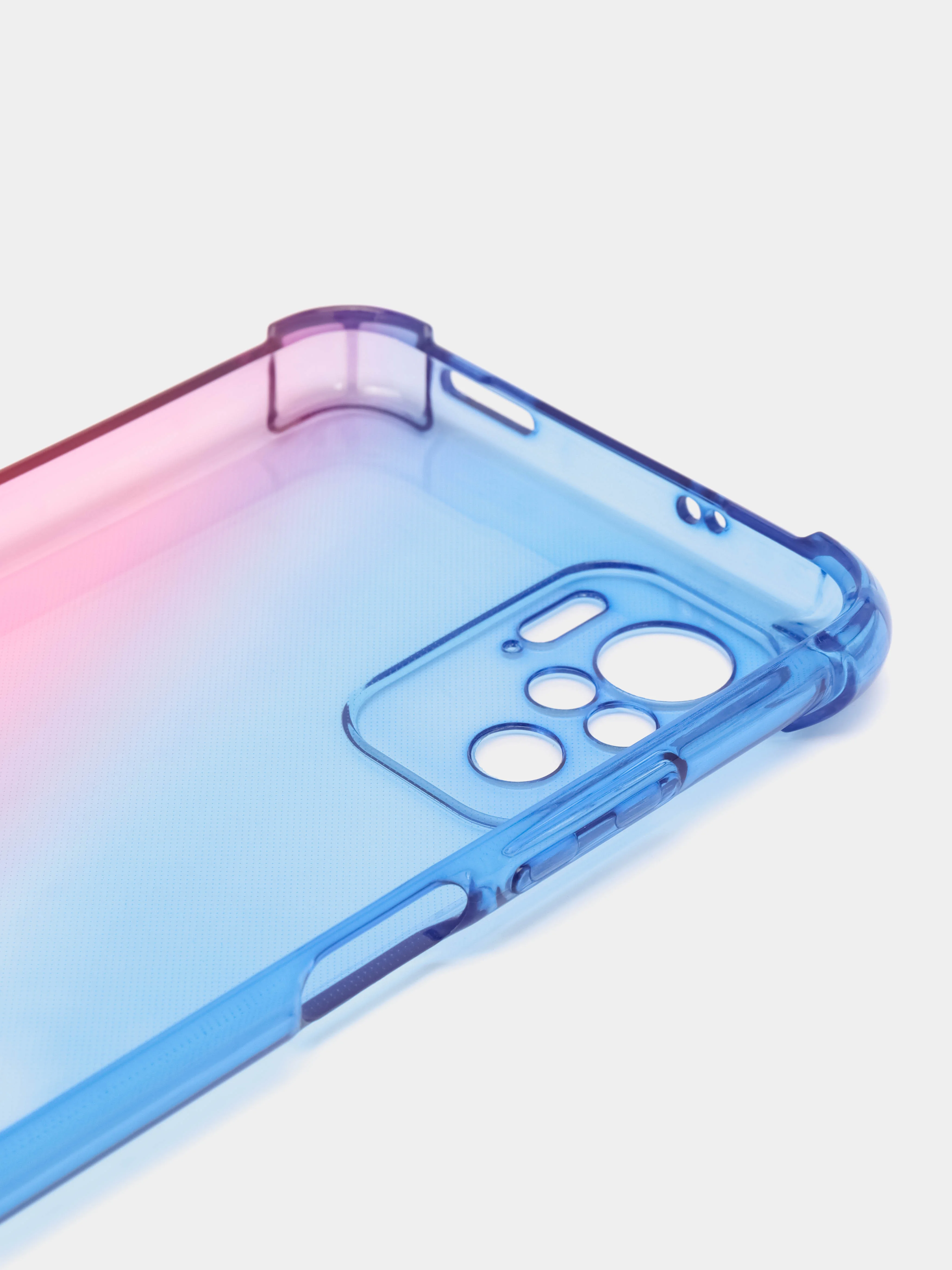 Голубой чехол градиентный Xiaomi Redmi Note 8/8T/9/9T/9A/7/7A/8A/10/11/9C/10C Pro/K40