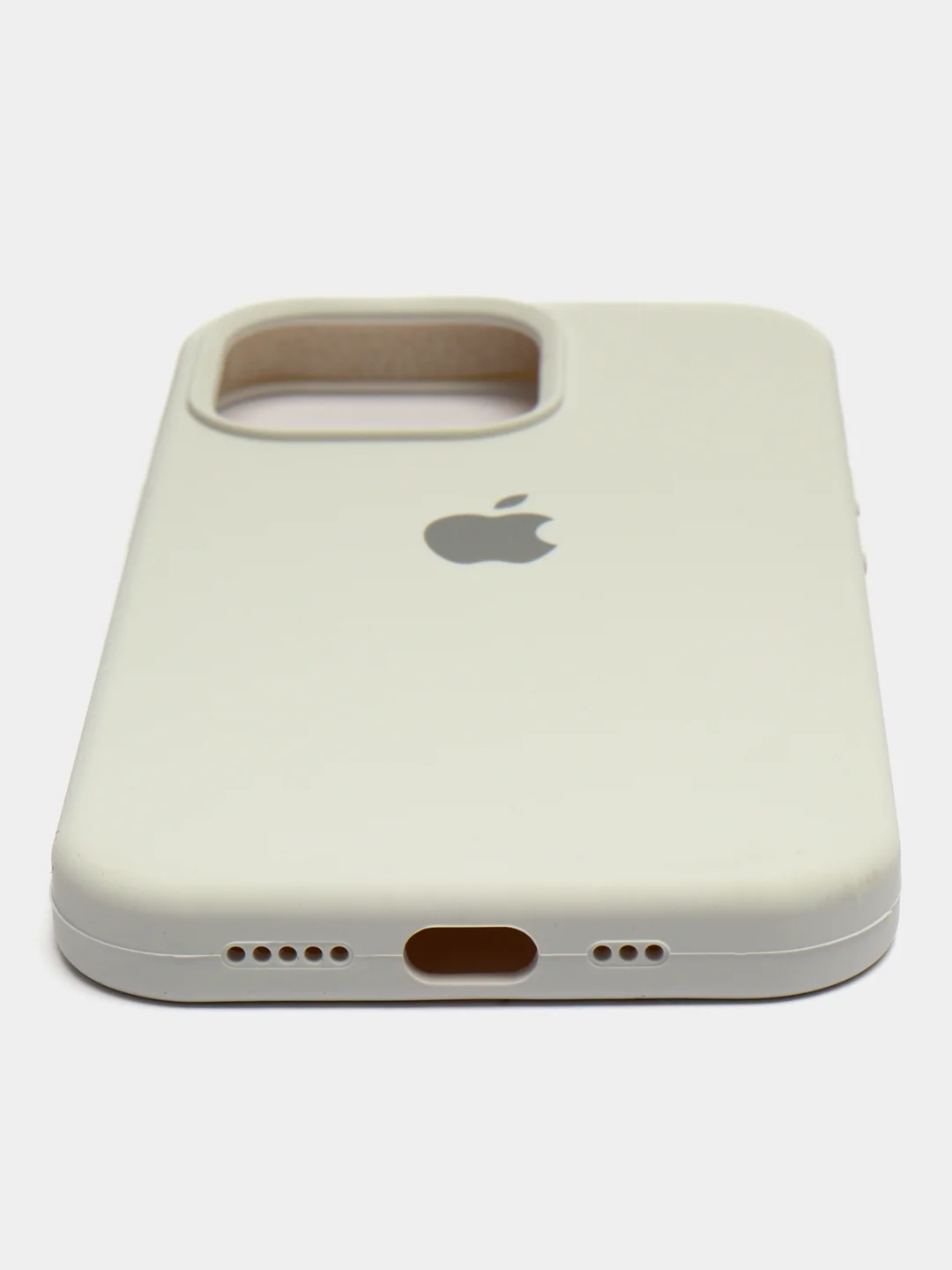 Голубой чехол Silicone Case iPhone 11, 12, 13, 14, Pro, Pro Max, с закрытым низом, кейс