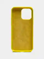 Желтый чехол Silicone Case iPhone 11, 12, 13, 14, Pro, Pro Max, с закрытым низом, кейс