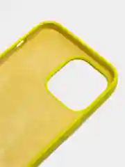 Желтый чехол Silicone Case iPhone 11, 12, 13, 14, Pro, Pro Max, с закрытым низом, кейс
