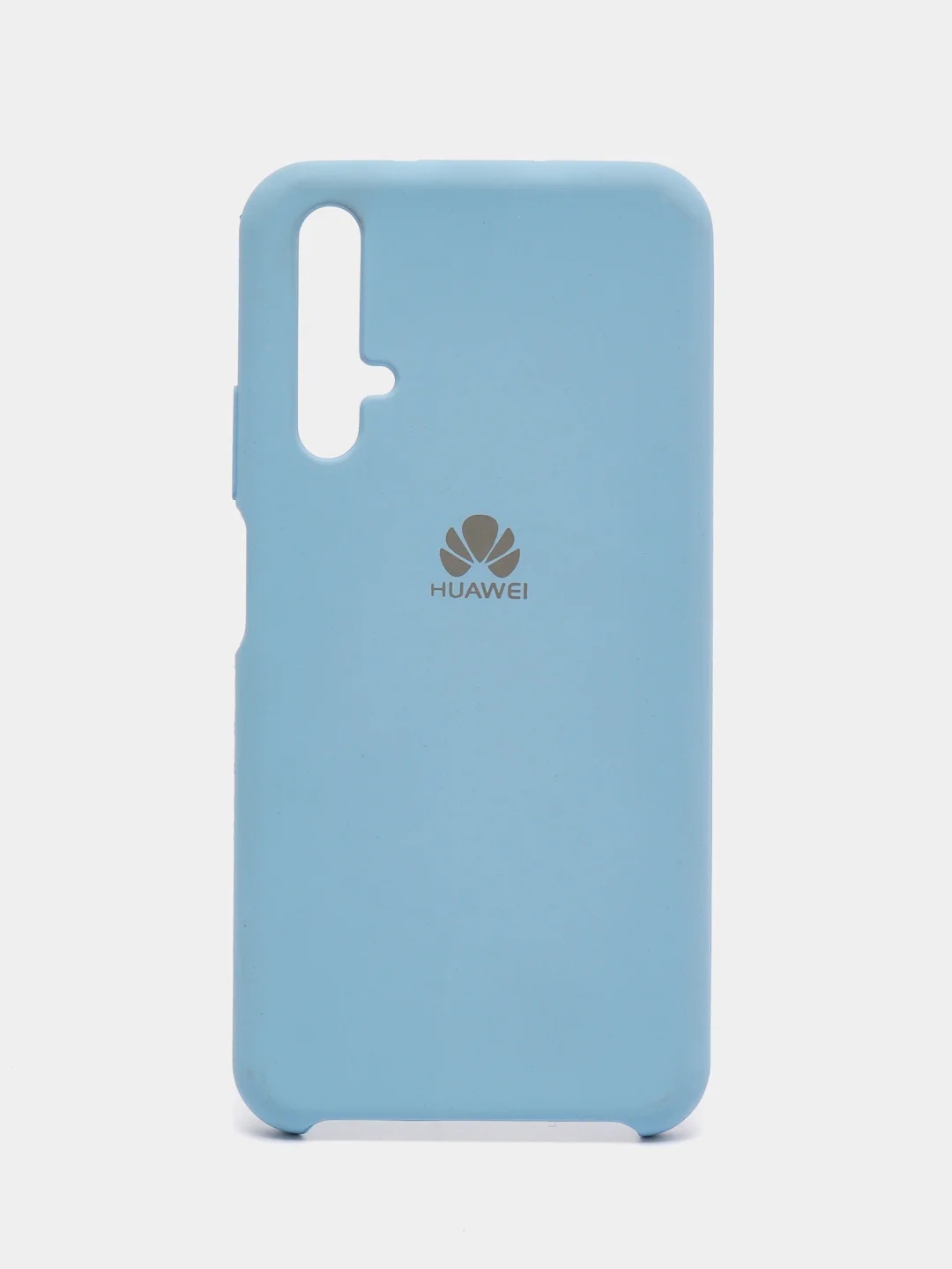 Голубой силиконовый чехол Silicone Case для Honor 20