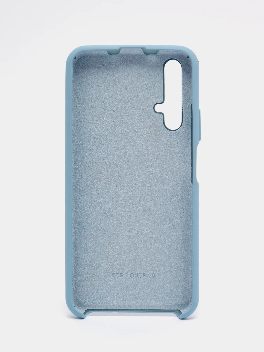 Голубой силиконовый чехол Silicone Case для Honor 20