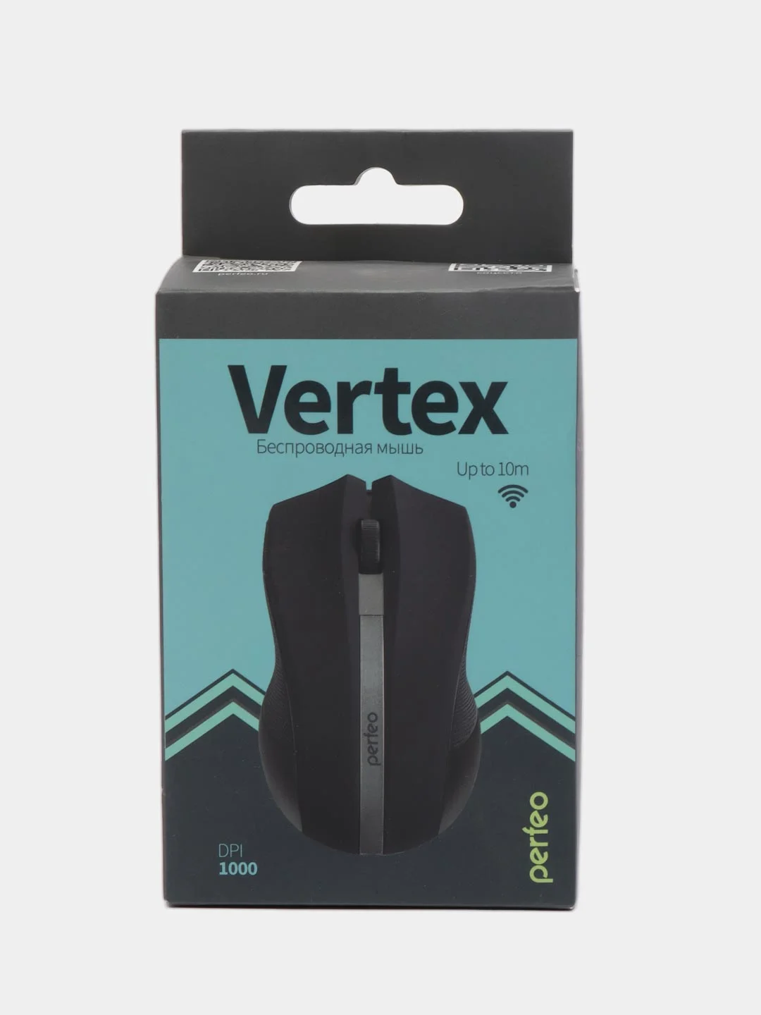 Мышь беспроводная Perfeo Vertex A4779 оптическая цвет черный/серебро
