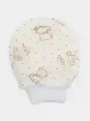 Кремовый царапки для ребенка, из футера