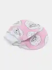 Розовый царапки для ребенка, из футера