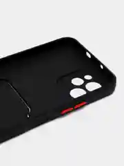 Черный чехол для HUAWEI nova Y61 (Хуавей Нова у61), с карманом для карт, прозрачный