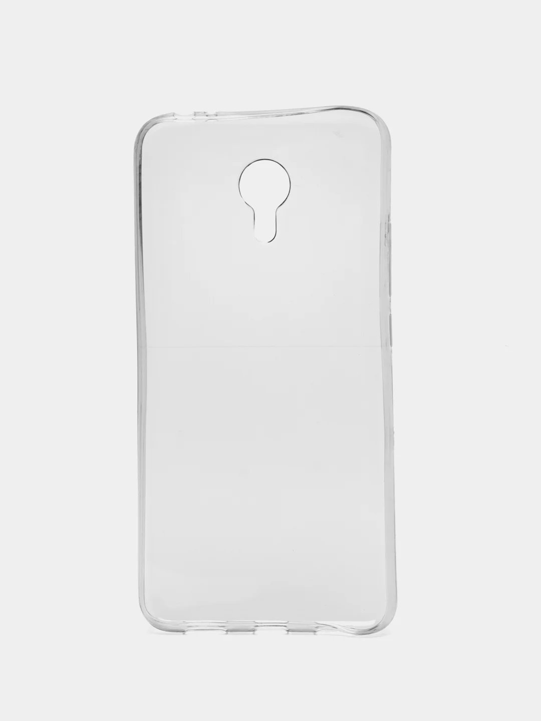 Серый прозрачно-серый силиконовый чехол на Meizu M3 Note/MX 6
