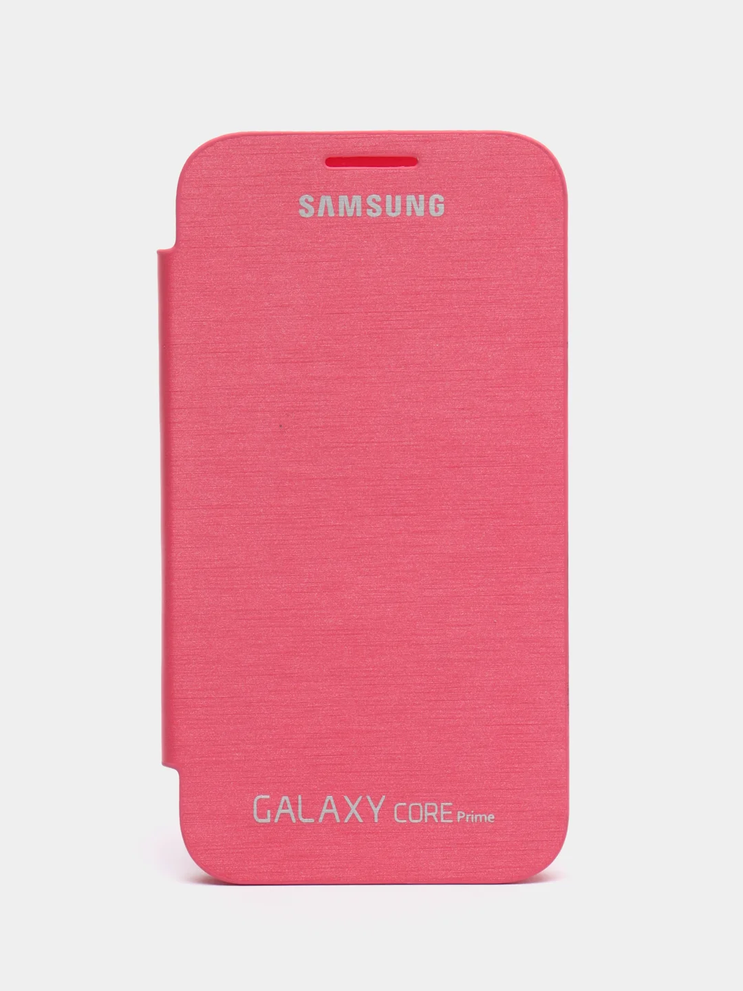 Розовый чехол-книжка для Samsung Galaxy Core Prime, кожаный