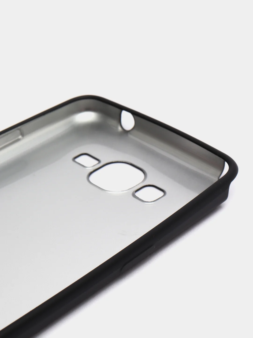 Черный силиконовый чехол на Samsung Galaxy J5, 2015
