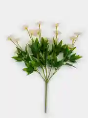 Бежевый искусственные цветы. Ромашки цветные (двухцветный пластиковый букет). Композиция
