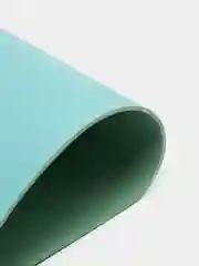 Голубой коврик для мыши, двусторонний, из экокожи, 25 х 21