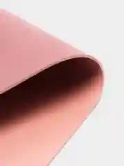 Розовый коврик для мыши, двусторонний, из экокожи, 25 х 21