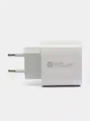 Белый зарядноe устройство Type-C/USB 20W