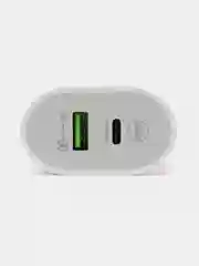 Белый зарядноe устройство Type-C/USB 20W