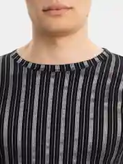 Черный футболка мужская