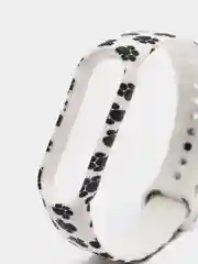 Прозрачный ремешок для Xiaomi Mi Band 5, 6, силиконовый, с принтом