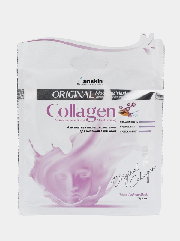 Маска для лица альгинатная с коллагеном Modeling Mask Collagen Anskin, 25 г