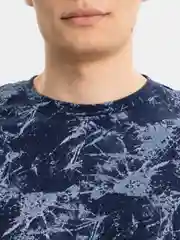 Синий футболка мужская