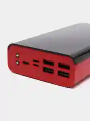 Красный внешний аккумулятор Power Bank, 40000 мА