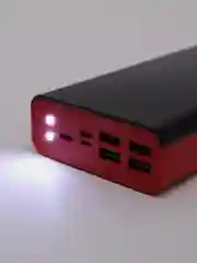Красный внешний аккумулятор Power Bank, 40000 мА