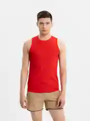 Красный майка мужская
