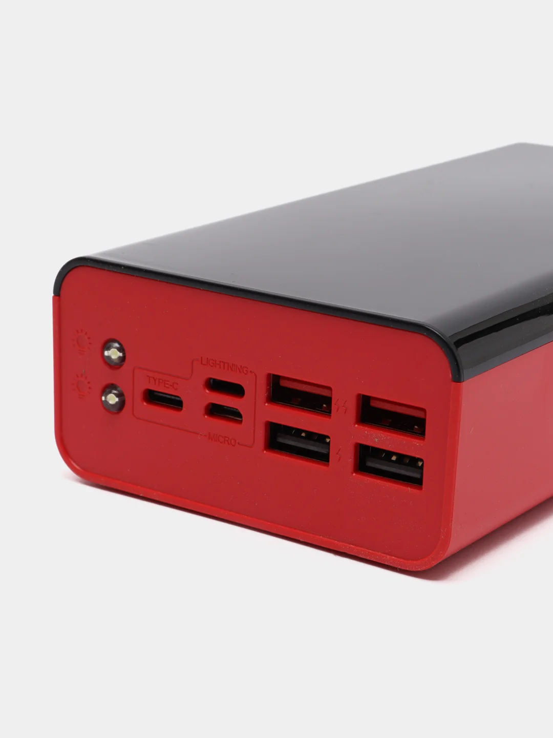 Красный внешний аккумулятор Power Bank, 50000мА