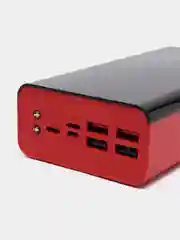 Красный внешний аккумулятор Power Bank, 50000мА