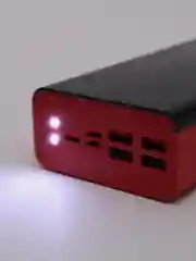Красный внешний аккумулятор Power Bank, 50000мА