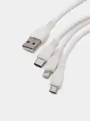 Кабель для зарядки 3 в одном для айфона micro usb и type-c