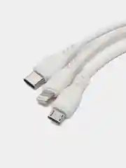 Кабель для зарядки 3 в одном для айфона micro usb и type-c