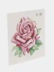 Коралловый мини тату / Временная, переводная татуировка/ 6*6 см