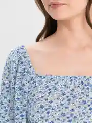 Голубой платье женское с открытой спиной на шнуровке SHARMIN