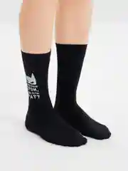 Угольный носки черные мужские "Брату"