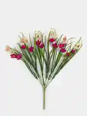 Розовый искусственные цветы. Подснежники (двухцветный букет). Композиция