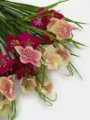 Розовый искусственные цветы. Подснежники (двухцветный букет). Композиция