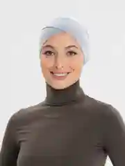 Серебряный бони шапочка, на завязке