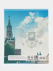 Тетрадь в клетку Calligrata "Россия", 48 листов, обложка мелованная бумага, белизна 75%
