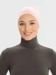 Розовый шапка мусульманская на резинке и завязках