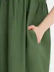 Оливковый платье женское, летнее
