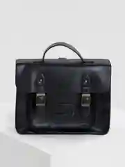 Черный портфель женский кожаный, рюкзак из эко кожи школьный в корейском стиле