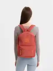 Оранжевый рюкзак однотонный