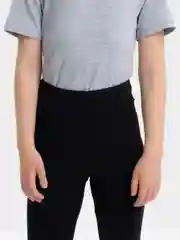 Черный лосины детские