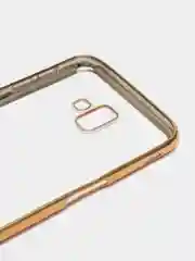 Золотой чехол-накладка для Samsung Galaxy j6+