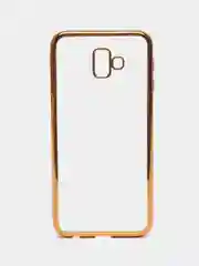 Золотой чехол-накладка для Samsung Galaxy j6+