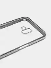Серебряный чехол-накладка для Samsung Galaxy j6+