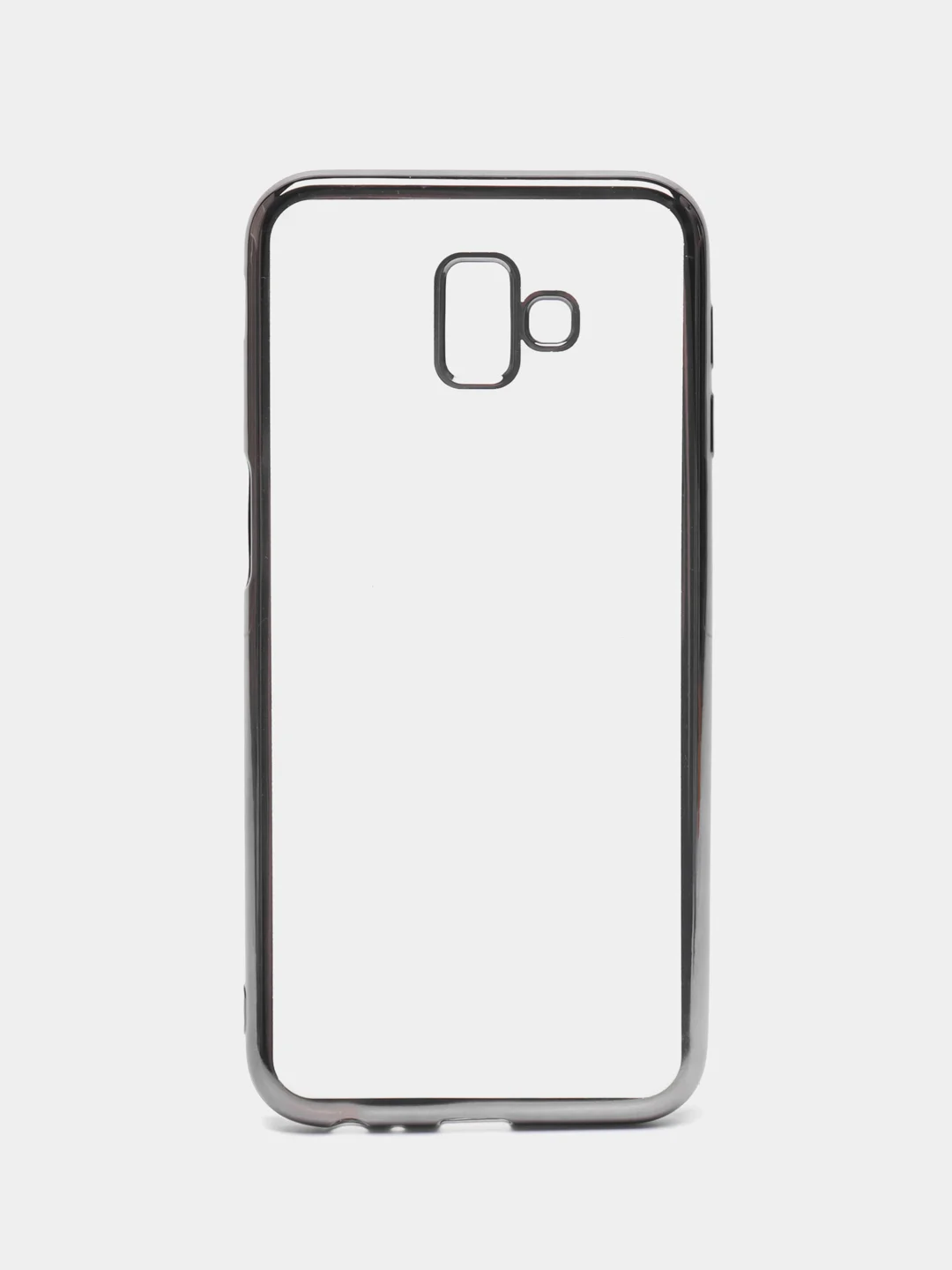Серебряный чехол-накладка для Samsung Galaxy j6+