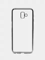 Серебряный чехол-накладка для Samsung Galaxy j6+