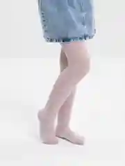 Пудровый колготки детские